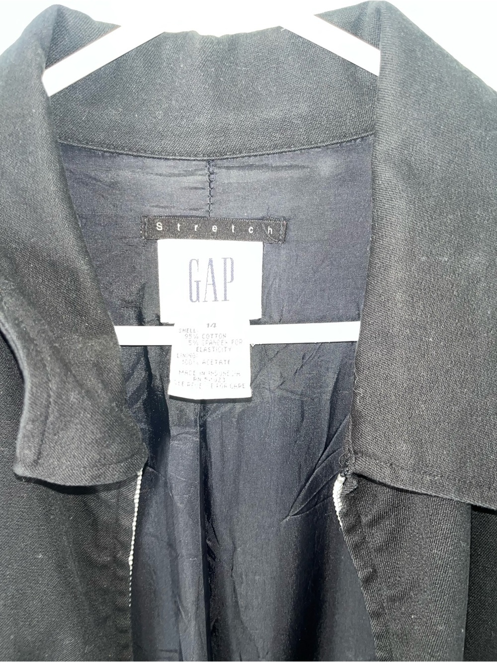 GAP Men’s Black Overshirt Jacket